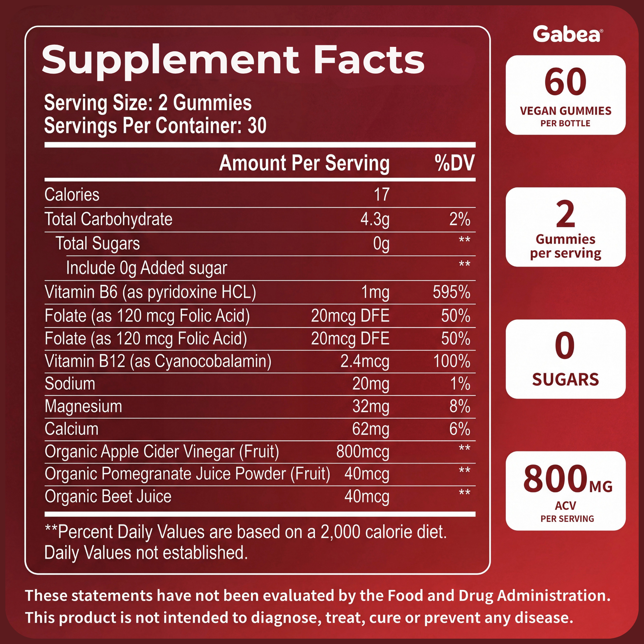 Gabea® Keto + ACV Gummies